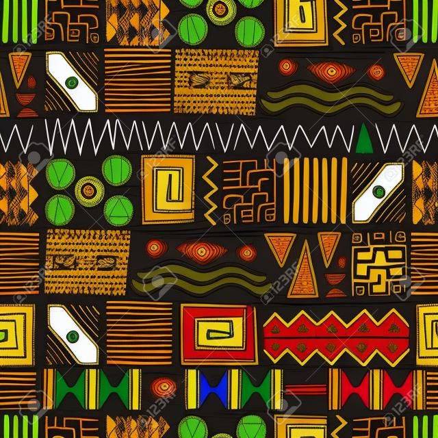 Motif ethnique africain - art tribal arrière-plan. Conception de style Afrique.