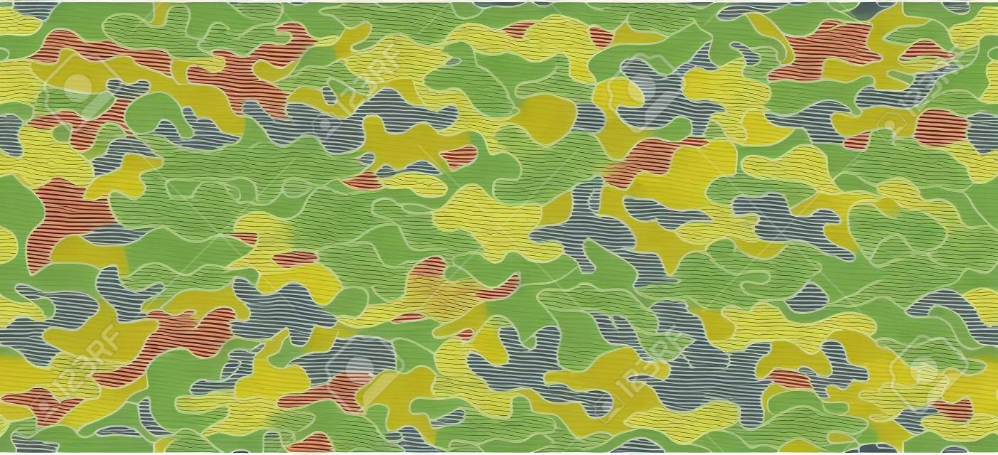 Camouflage background. Seamless pattern vector.