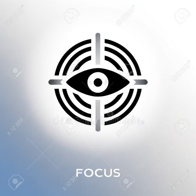 Focus icon. Focus design concept from  collection. Simple element vector illustration on white background.