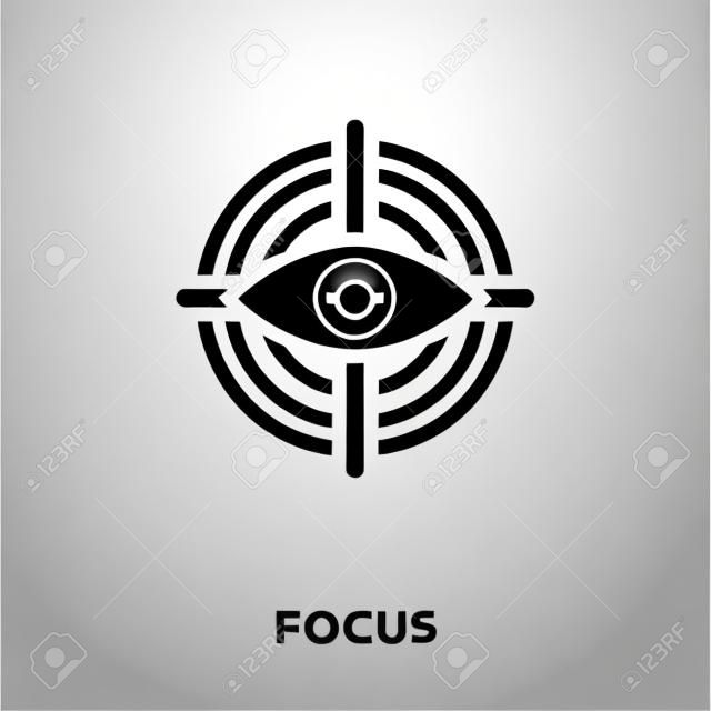 Focus icon. Focus design concept from  collection. Simple element vector illustration on white background.
