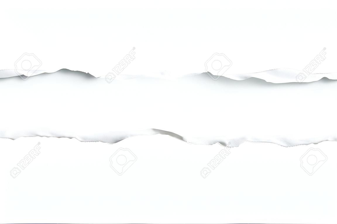 Seamless torn paper edges. ripped paper vector on transparent background