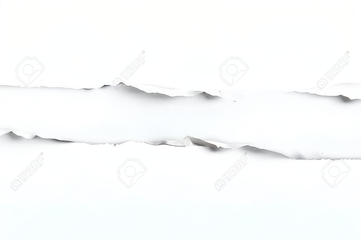 Nahtlose zerrissene Papierkanten. zerrissener Papiervektor auf transparentem Hintergrund