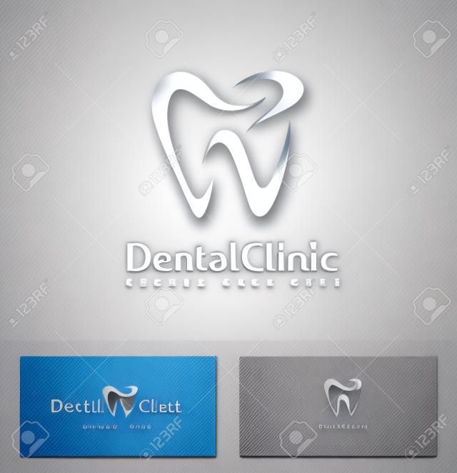 Dental Logo Design. Dentist Logo. Dental Clinic Creative Company Vector Logo.