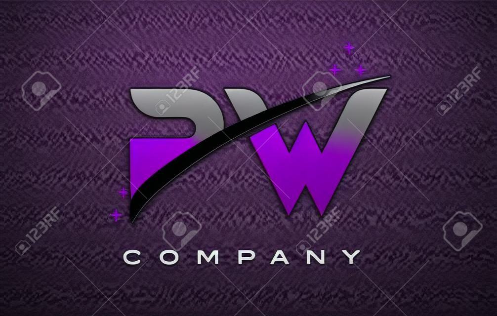 PM P L Black Letter Logo Design With Purple Magenta Swoosh And Stars.  Royalty Free SVG, Cliparts, Vectors, and Stock Illustration. Image 76696206.