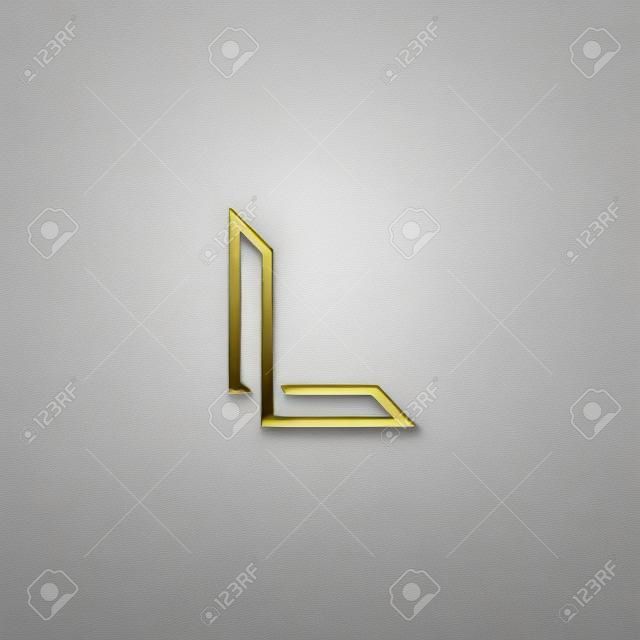 Monogram L logo letter