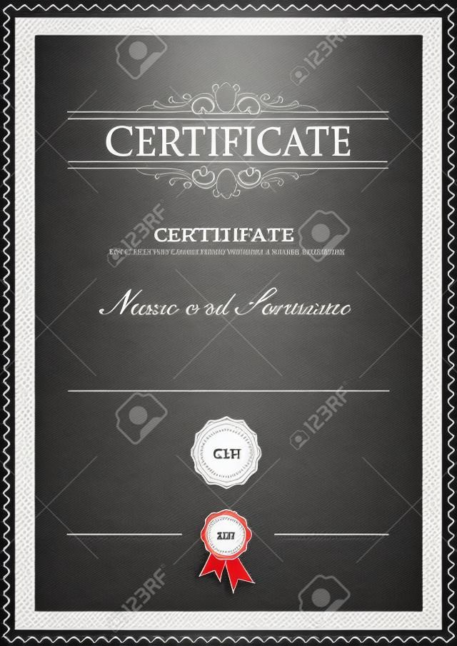 Certificate template classic