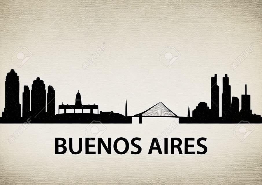 illustration of the Buenos Aires Skyline
