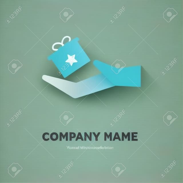 modello di progettazione del logo aziendale del programma fedeltà, icona del vettore aziendale aziendale