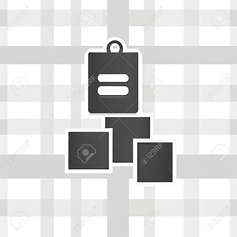inventory management vector icon isolated on transparent background, inventory management logo concept