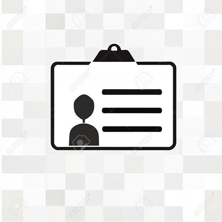 Personal details vector icon isolated on transparent background, Personal details logo concept