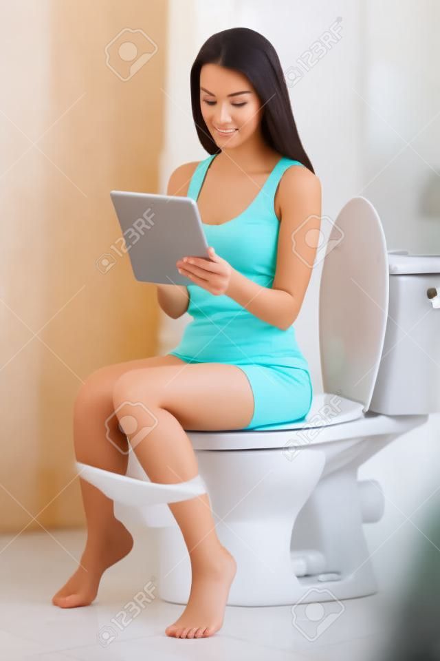 Tablette de lecture pour WC