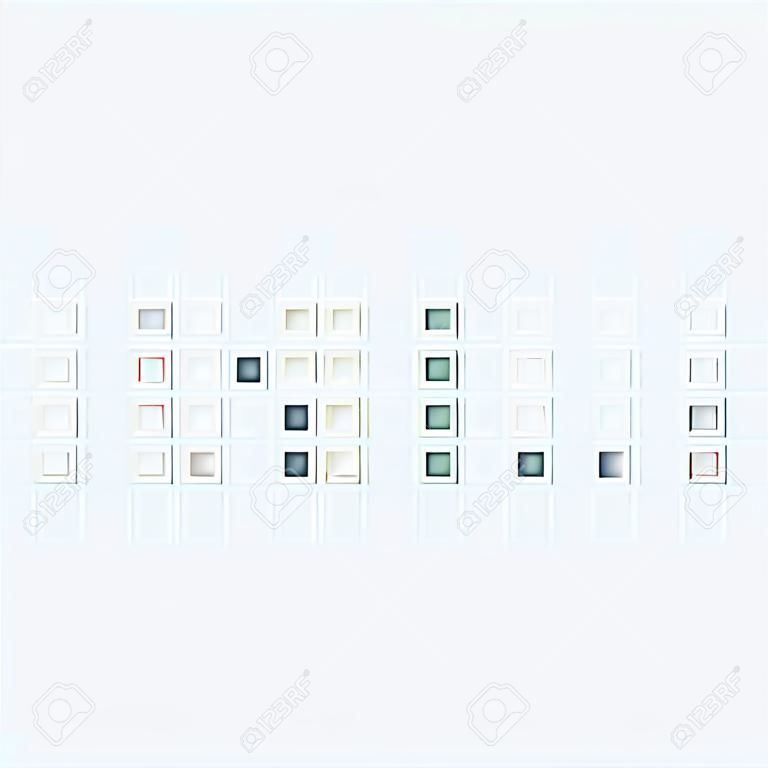 Vector Hintergrund. Illustration der abstrakten Textur mit Quadraten. Pattern Design für Banner, Poster, Flyer.