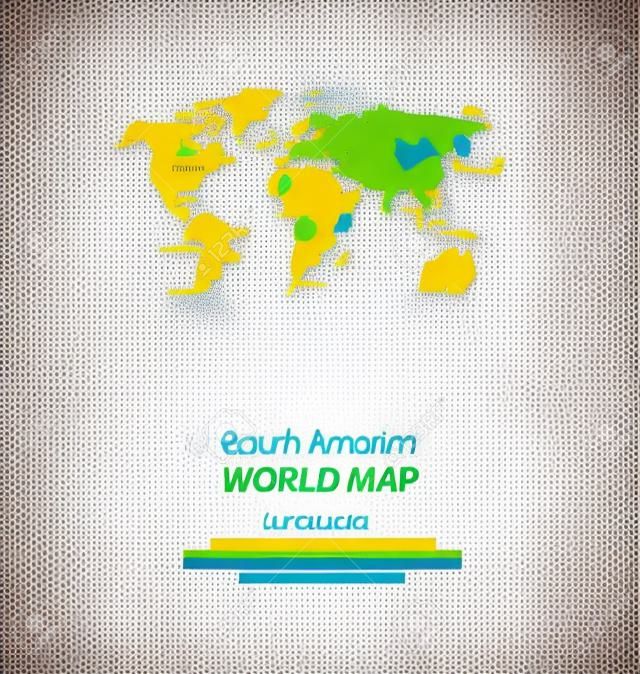 World Map vector Illustration