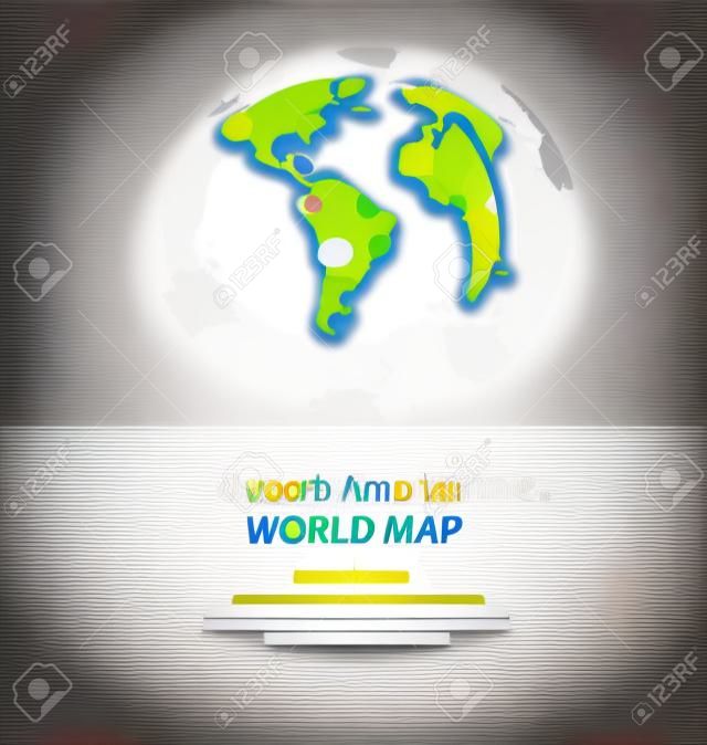 World Map vector Illustration