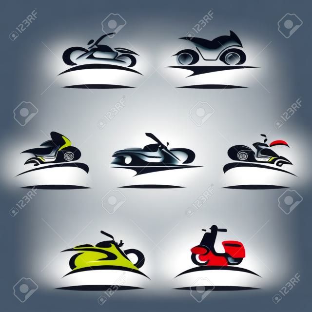 Motocicletas conjunto de vectores