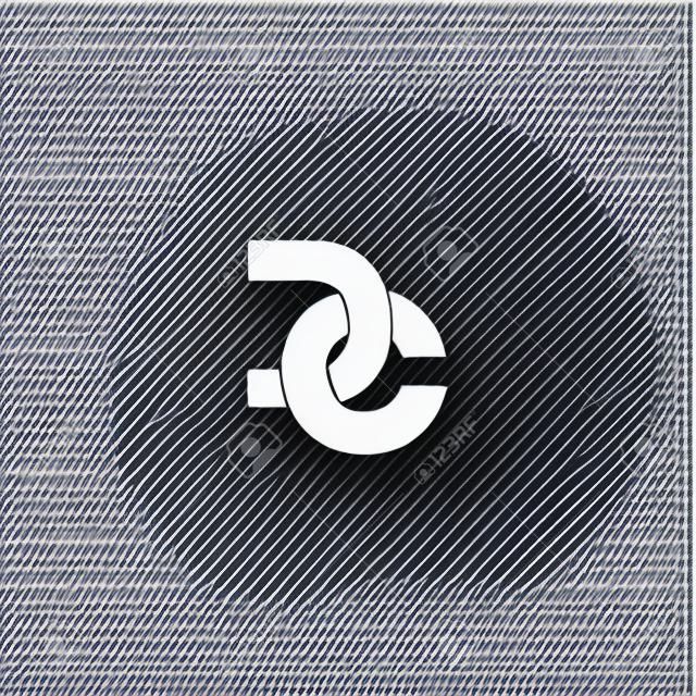DC-CD-Monogramm-Logo-Vektor-Symbol