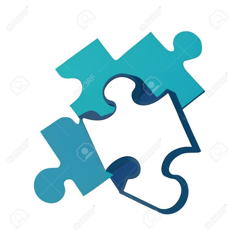 puzzle pieces linked