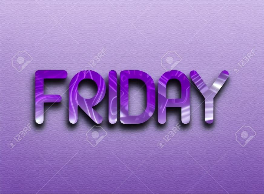 purple friday lettering