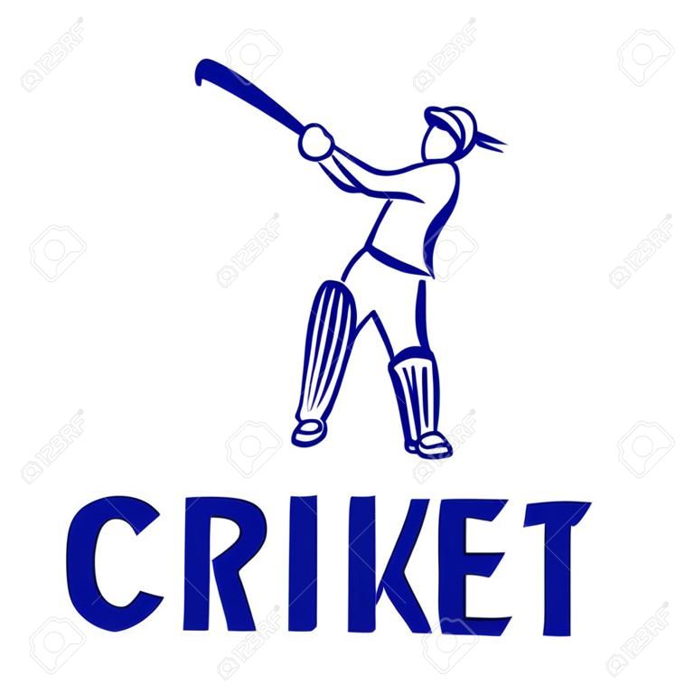 illustration of cricket