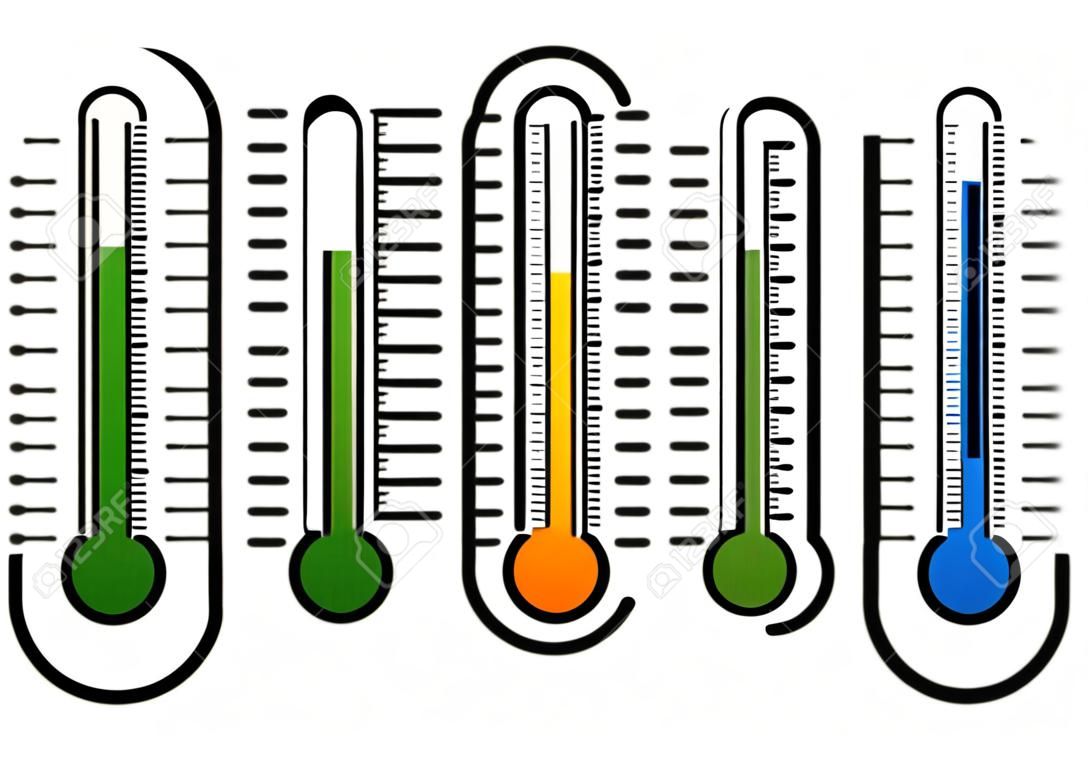 Thermometer Grafiken