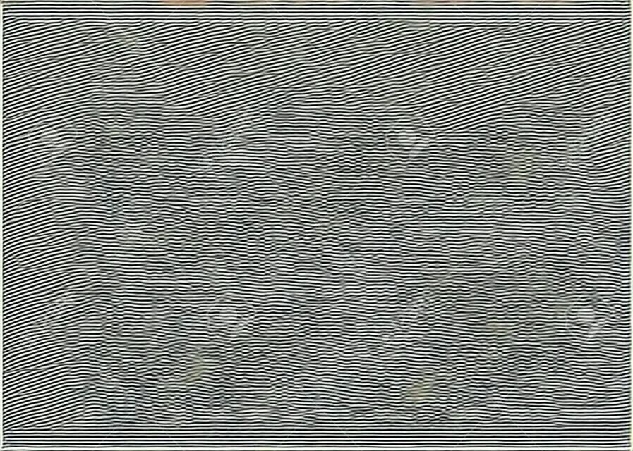 Horizontale Linien / Streifen-Muster oder Hintergrund mit wellenförmigen, geschwungene Verzerrungseffekt. Biegen, verzogene Linien. Hellgrau.