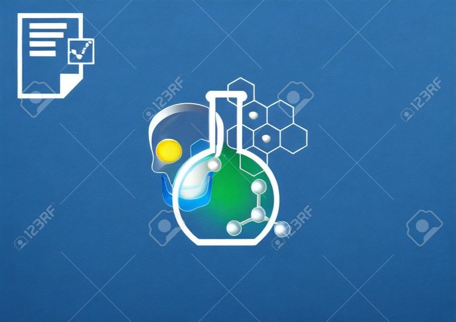 Laboratory equipment, chemistry, science icon
