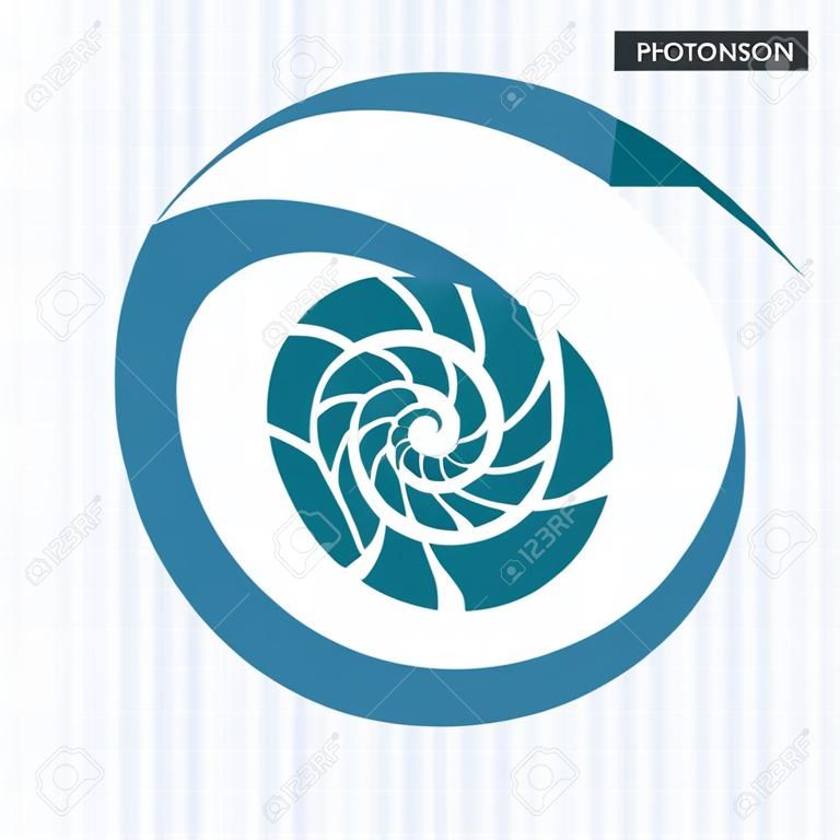 nautilus shell vector pictogram geïsoleerd op transparante achtergrond, nautilus shell logo concept