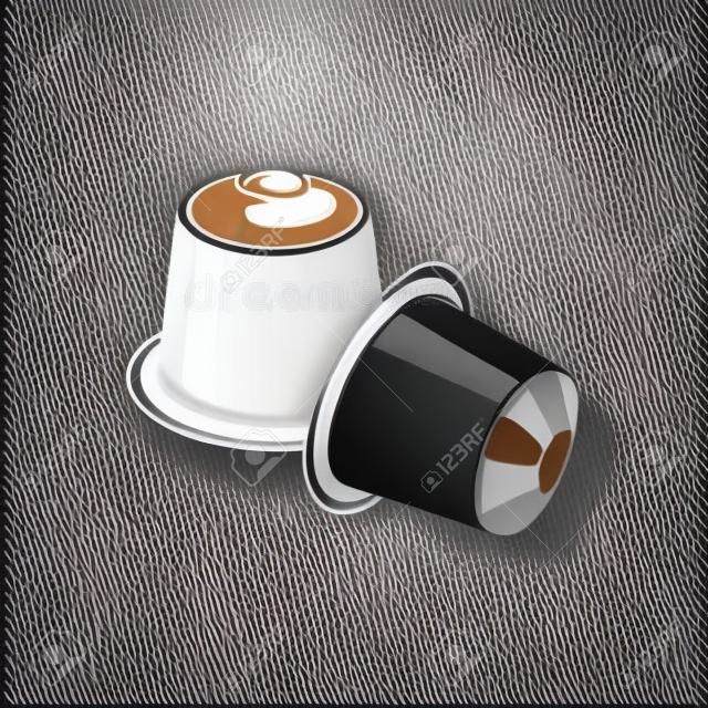 coffee capsule icon - vector illustration.
