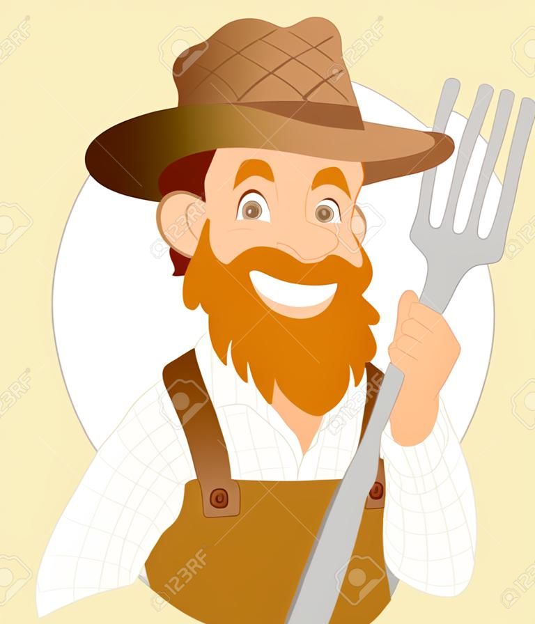 Farmer -  Character Illustration