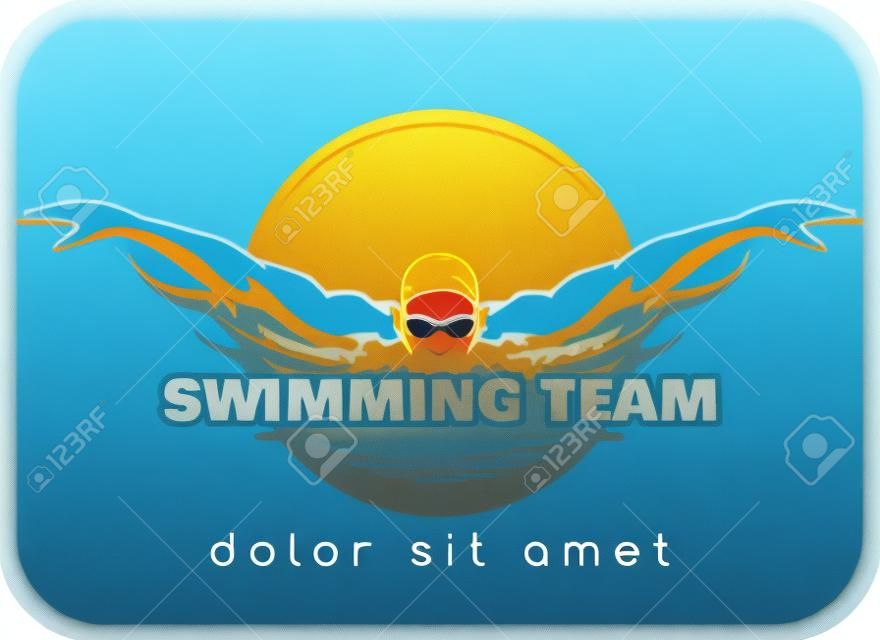 Schwimmer-Symbol.