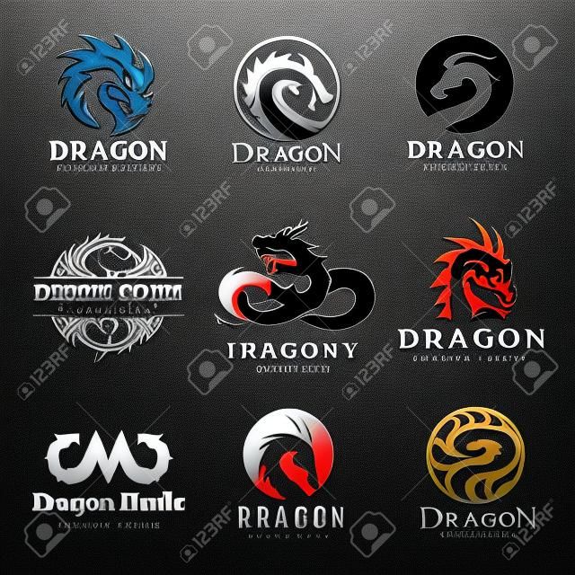 Коллекция логотипов Dragon