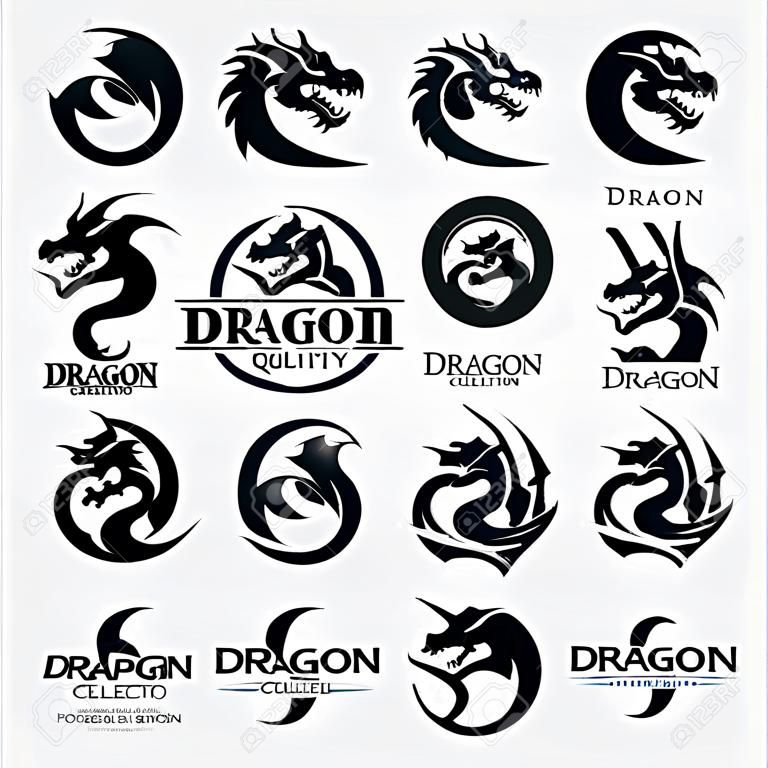 Коллекция логотипов Dragon