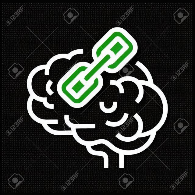 epistemology philosophy line icon vector. epistemology philosophy sign. isolated contour symbol black illustration