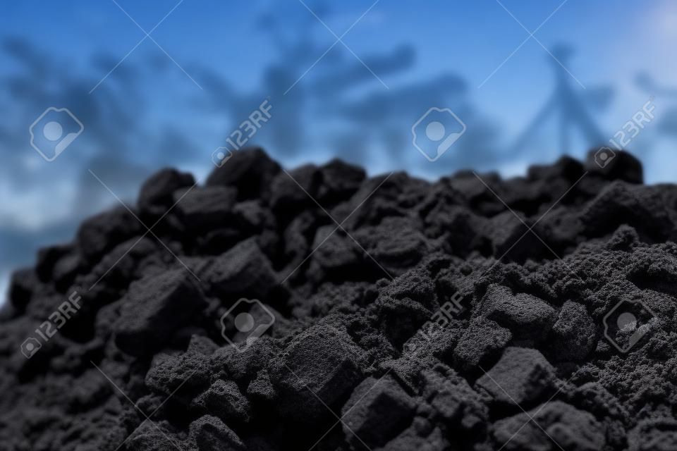 Heap of coal. A place, where coal is stored for selling.