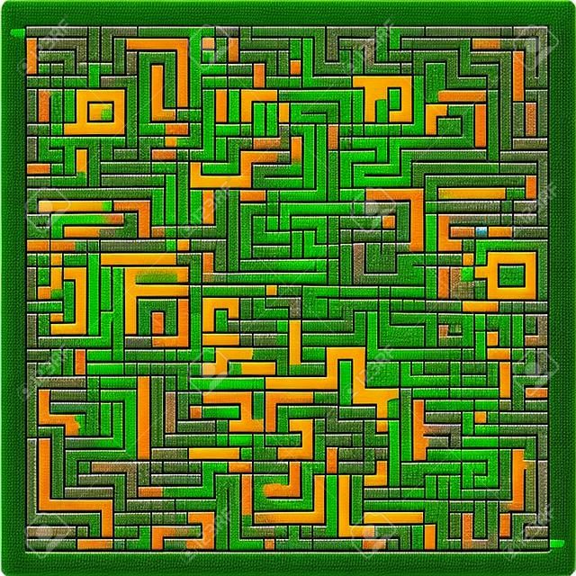 Difficult and hard labirynth, maze, brain teaser, the riddle