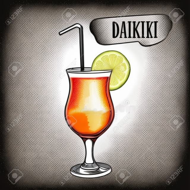 cocktail e bevande alcoliche vettore di abbozzo di illustrazione disegnata a mano Set di cocktail schizzo e figura disegnata a mano vettore bevande alcoliche