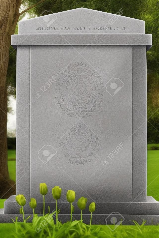 Blank gravestone, ready for an inscription