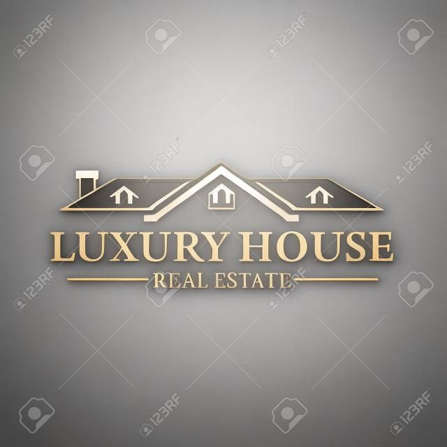 Luxury Real Estate House Logo