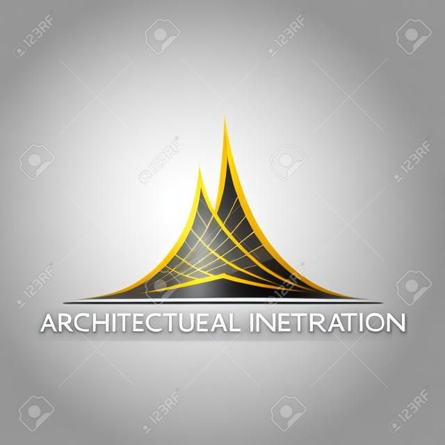 Projektowanie logo wektorów nieruchomości, budynków i konstrukcji