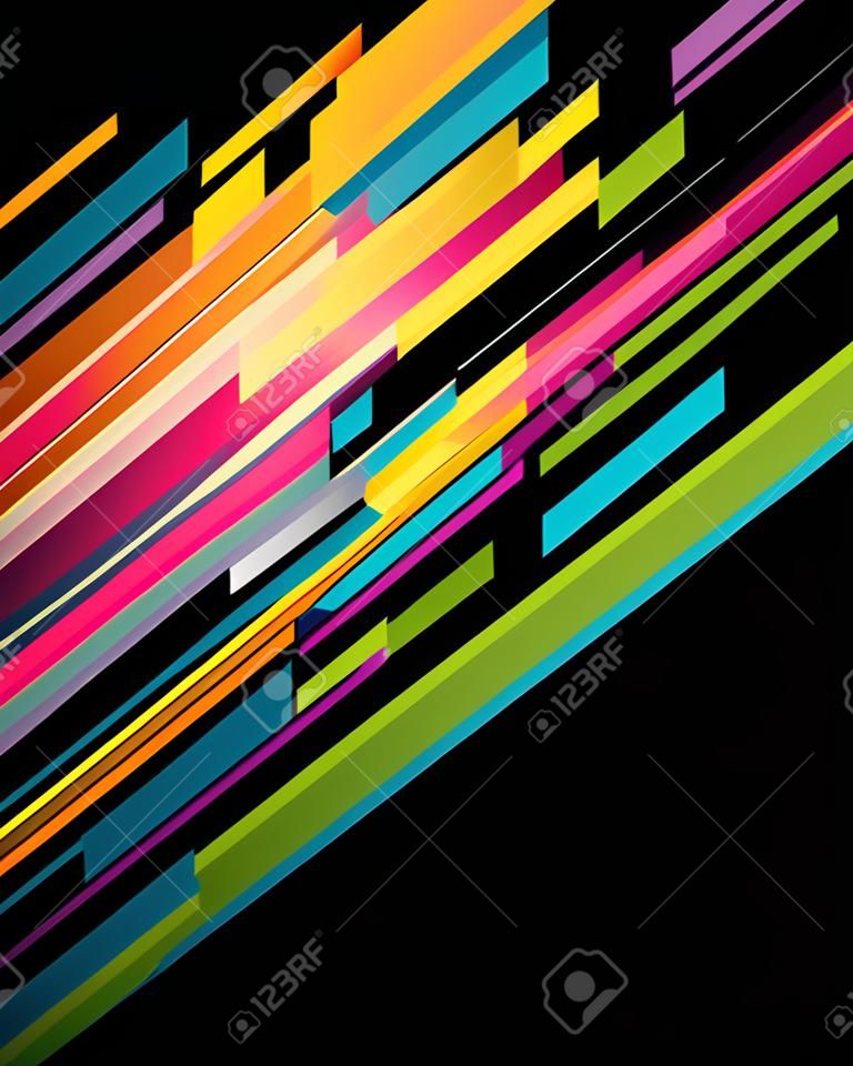 Abstract technology lines vector background