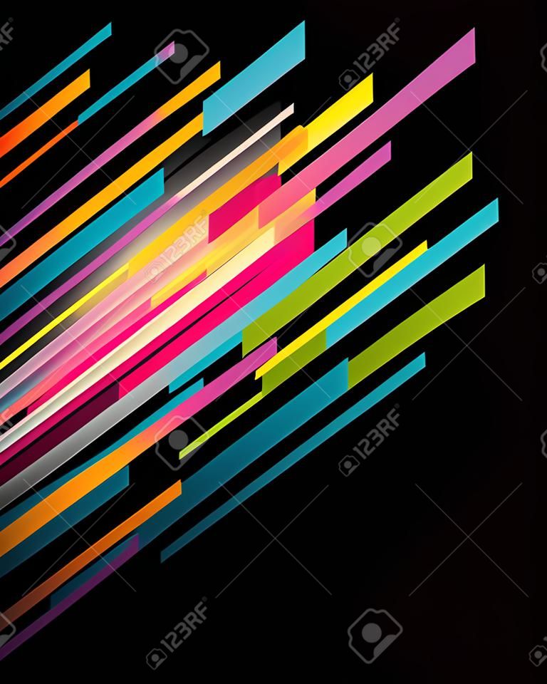 Abstract technology lines vector background