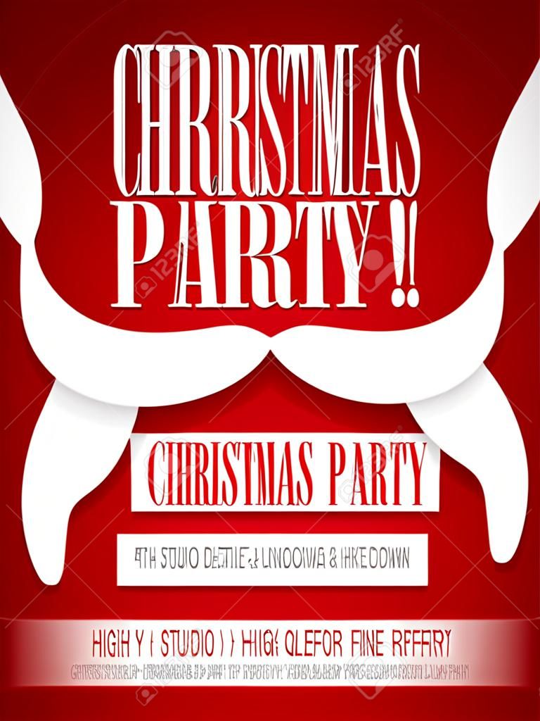 Christmas party plakat