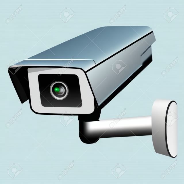 Videosorveglianza vettore icona. Monitor di sorveglianza. Cctv fotocamera, videocamera di sicurezza