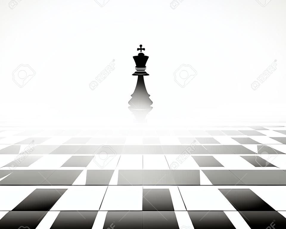チェス盤。抽象的な背景
