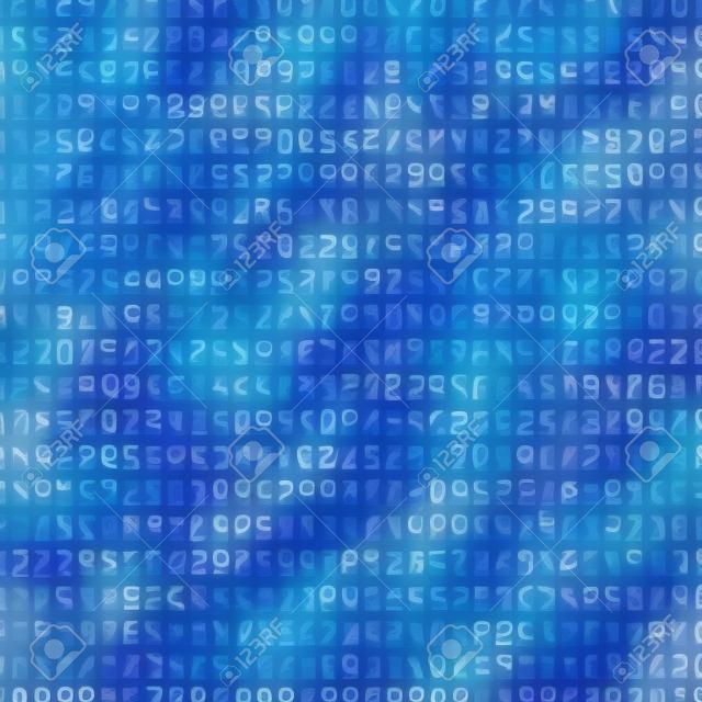 abstraite numéros numériques bleu de fond.