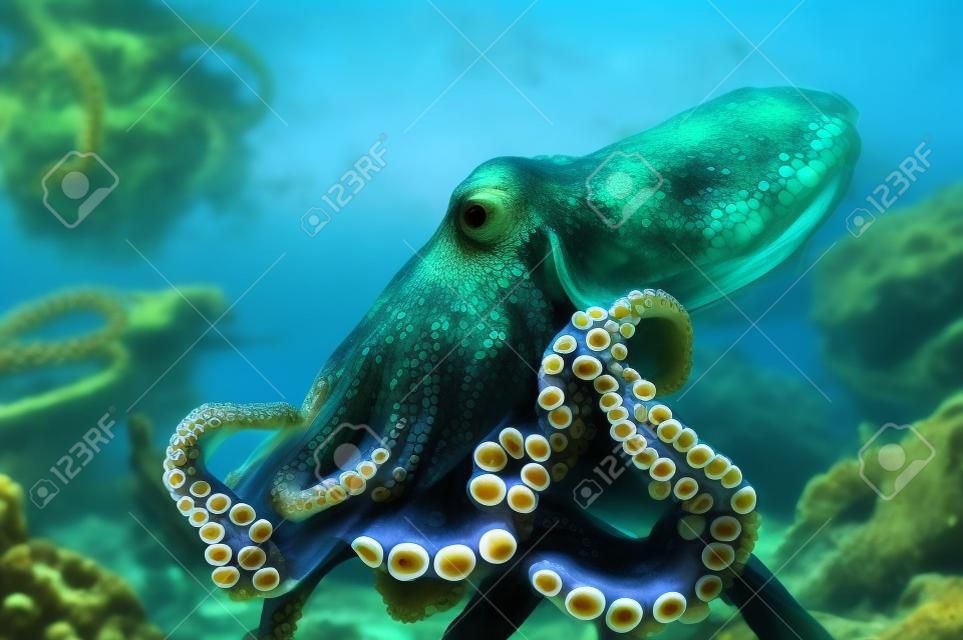 Octopus in water