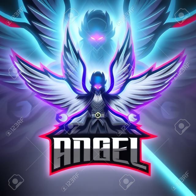 Guardian Angel esport mascotte Logo ontwerp