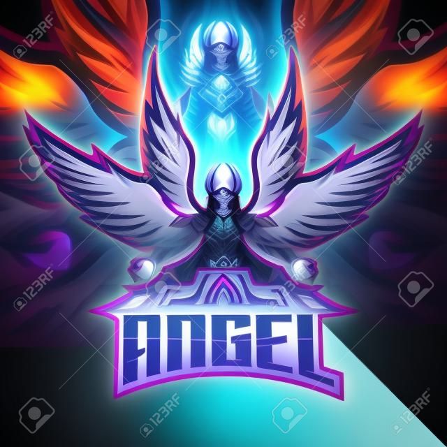 Guardian Angel esport mascotte Logo ontwerp