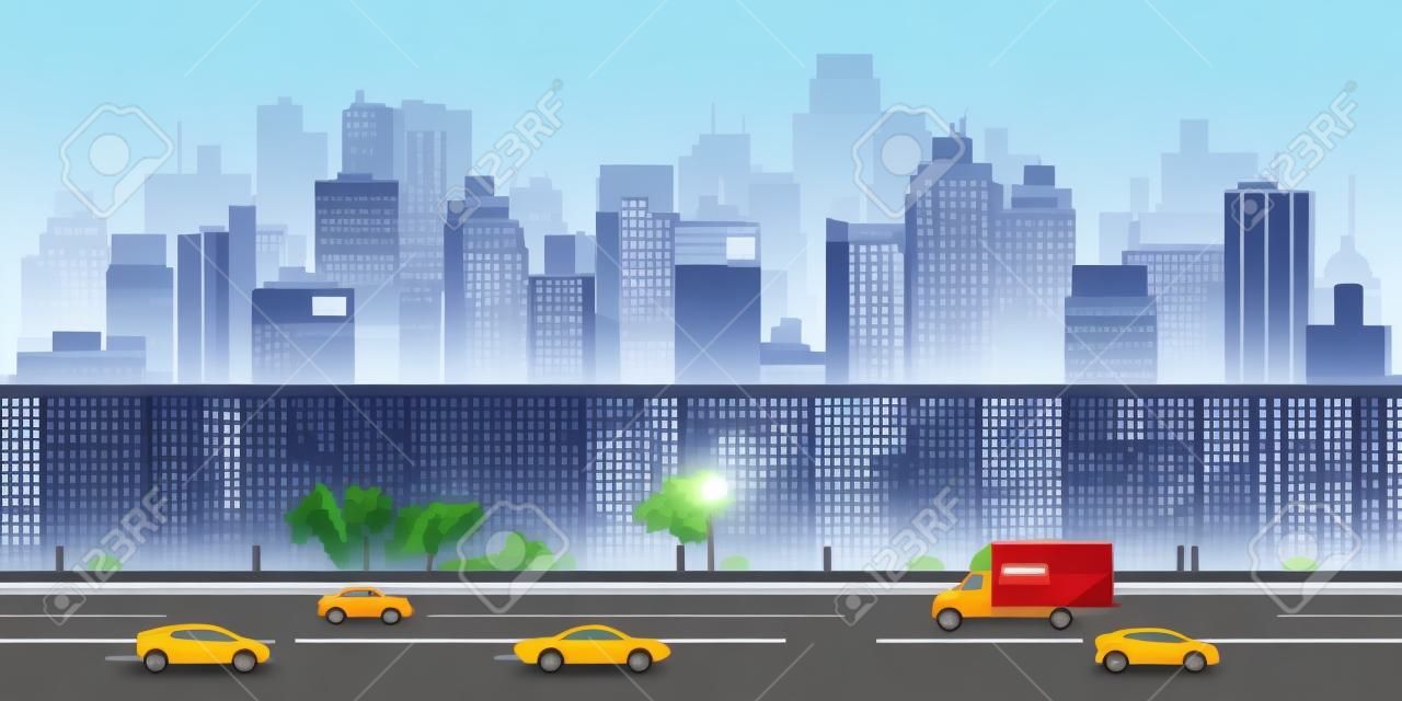 城市游戏背景2D游戏应用