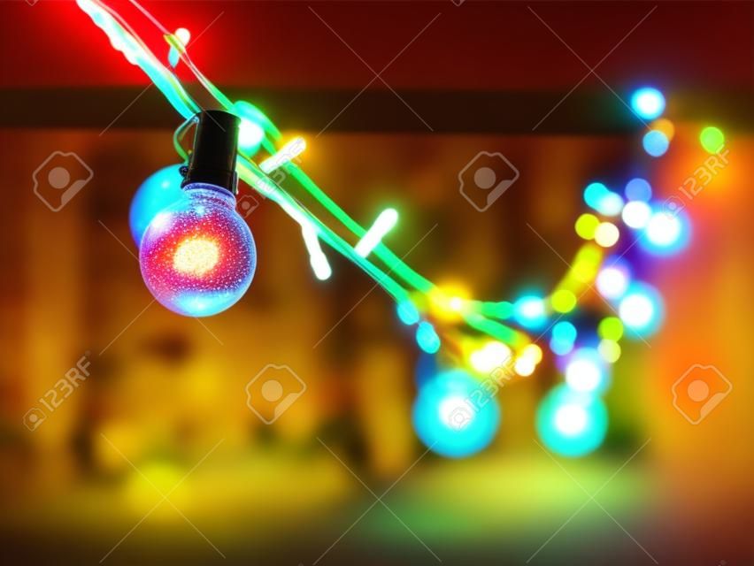Lights decoration Event Festival outdoor Holiday blur background